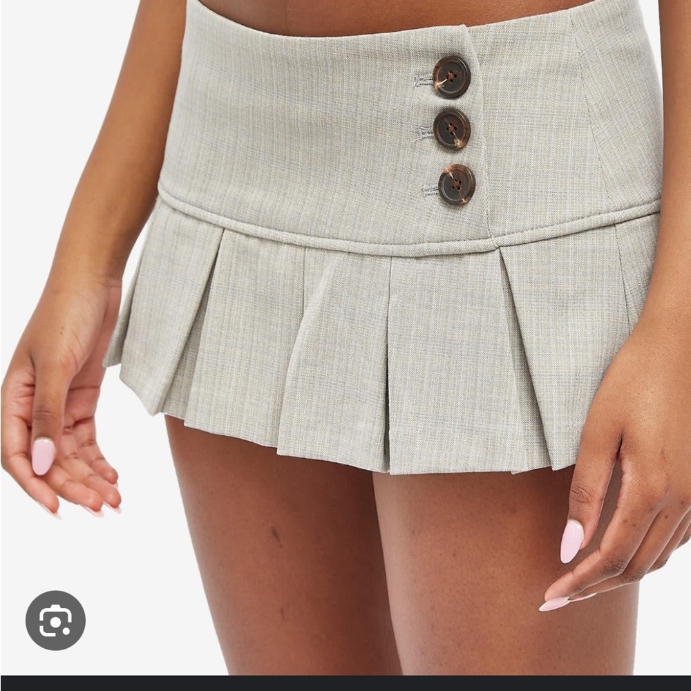 ISO DANIELLE GUIZIO PLEATED MINI SKIRT